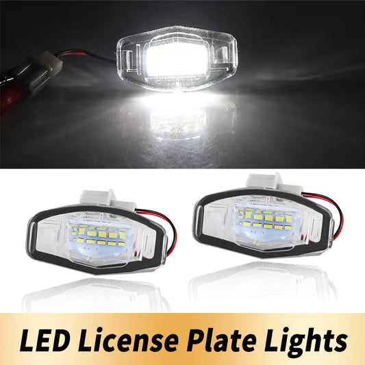 For Honda Civic 7TH 8TH 9TH 2PCS License Plate Gen Pilot Accord
