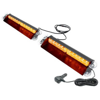Laikesi Alumium 12v-24v 24LED Dash Emergency Strobe Windshield