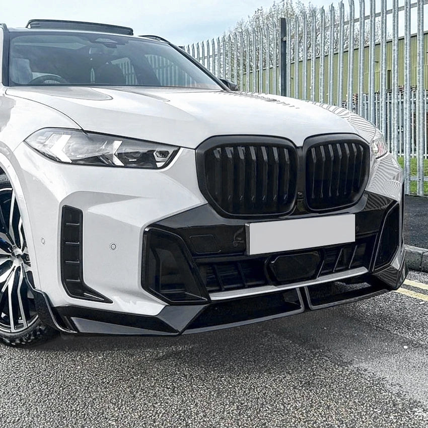 For BMW X5 G05 Lci 40I Front Bumper Splitter Lip Spoiler