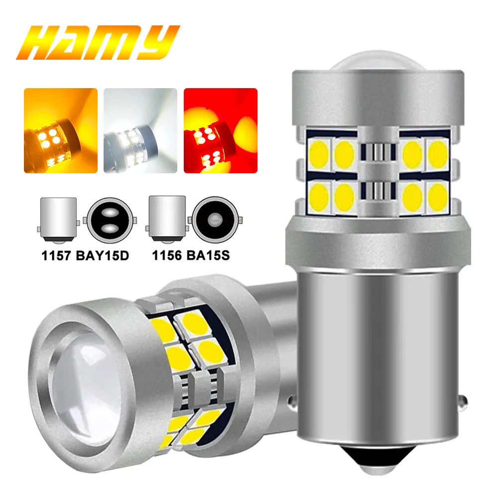 Super Bright 1157 bay15d 1156 ba15s Bulbs 12V 3030-24smd