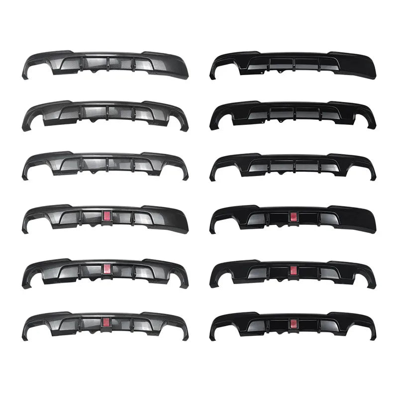 For BMW 5 Series F10 F11 M Sport 2011-2017 Rear Bumper Black