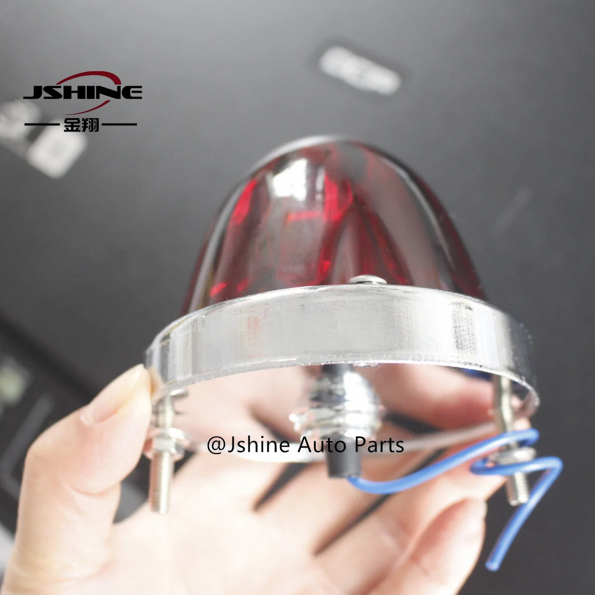 For Heavy Duty Halogen 1156 Red Glass Lens Watermelon Trucks