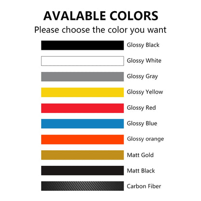 For Auto Body Hood Universal Fit 2PCS Vinyl Wrap Film Racing