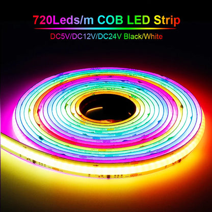 WS2811 Cob Strip Pixel Addressable ws2812b 720 Leds RGB