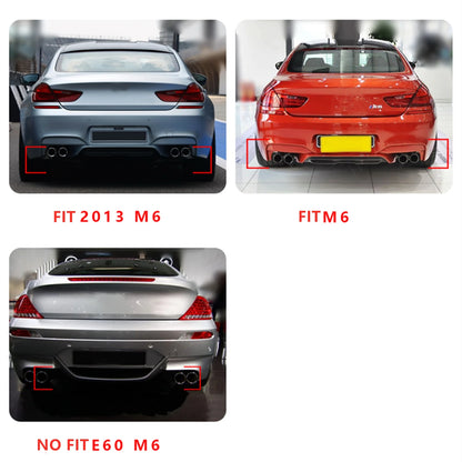 For BMW F06 F12 F13 M Sport 2011-2018 Rear Bumper Diffuser Lip