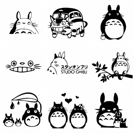 Types Cartoon Animal Dragon Love Cat Sticker Vinyl Decal
