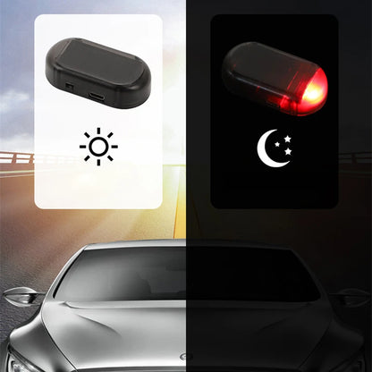 Solar Powered Fake Security Dummy Alarm Automobile Wireless