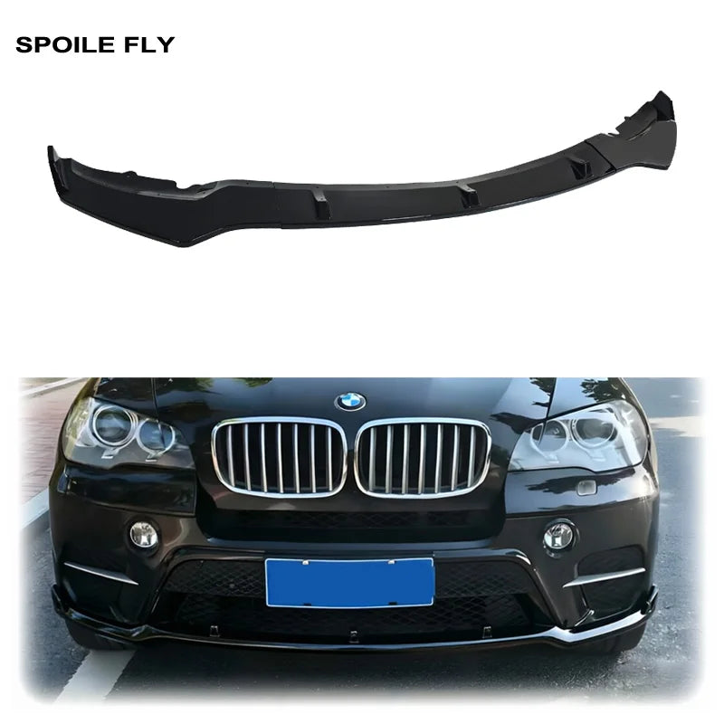 For BMW X5 E70 Lci Front 2010 2011 2012 2013 2014 Bumper Spoiler