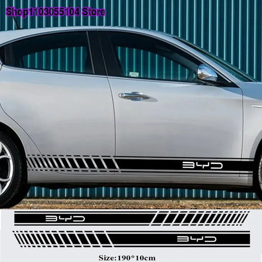 For BYD Atto 3 Ev Yuan 2PCS Body Sticker Vinyl Decal Plus Song