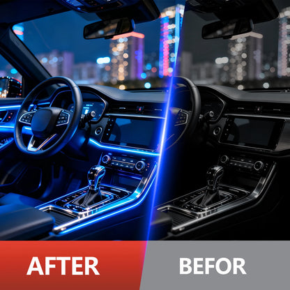 Flexible Neon Interior Ambient RGB Multicolor Sound Active APP
