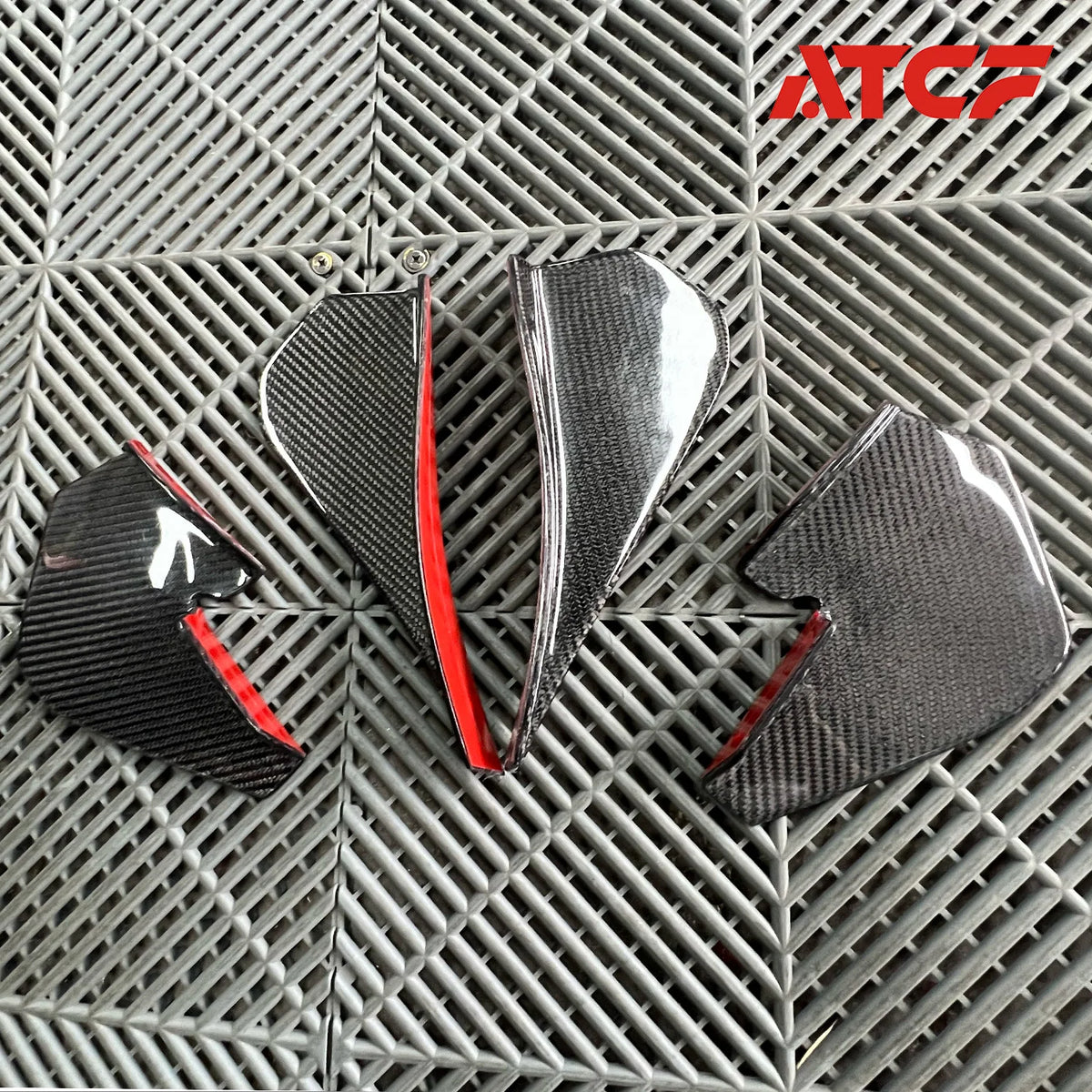 For BMW F80 F82 F83 Carbon Fiber GT4 Canards