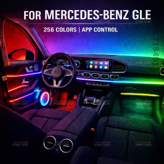 formercedes-benzgle 22IN1 RGB Interior Acrylic Ambient Hidden