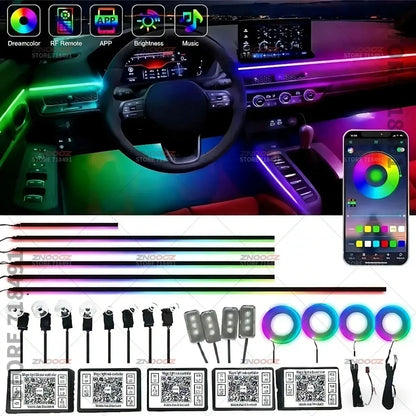 For BYD Destroyer05 22IN1 RGB Interior Acrylic Ambient Hidden