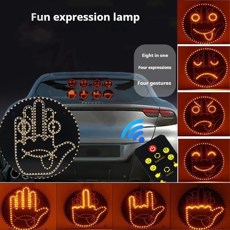 Finger Expression Remote Control Lighting Gesture Road Rage