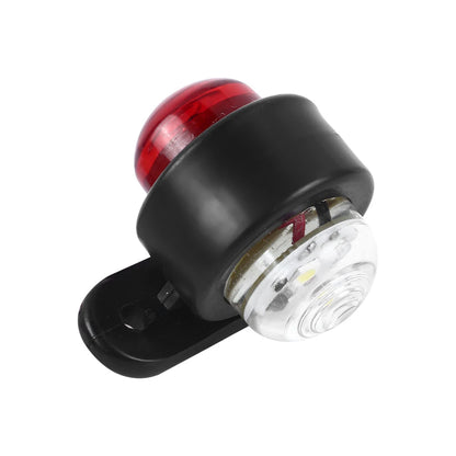 2PCS Truck Side Marker Outline 12V 24V Red Amber