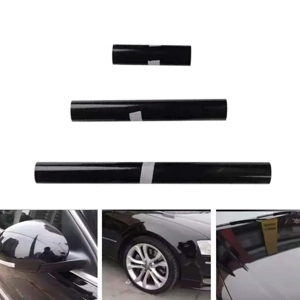 Pvc Body Bright Glossy Black Color Changing Film Vinyl