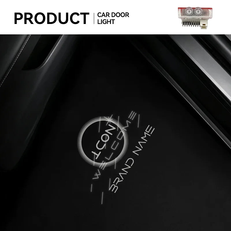 For E Class A B C 2PCS Dynamic Door Welcome Glc Gla Gle Gls G