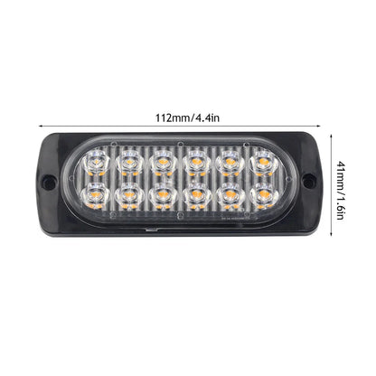 12 Strobe Warning Cheap Grille Flashing Lightbar Truck Beacon