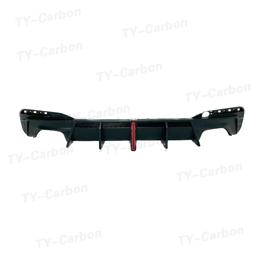 For BMW 5 Series G30 G38 Vten Glossy Black Rear Diffuser W