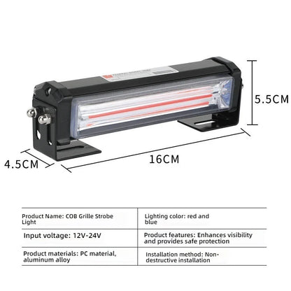 Grille Wireless Remote Control 12 24V Strobe Warning Flashing