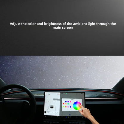 For Tesla Model 3 Y Smart Air Vent Ambient System Blind Spot