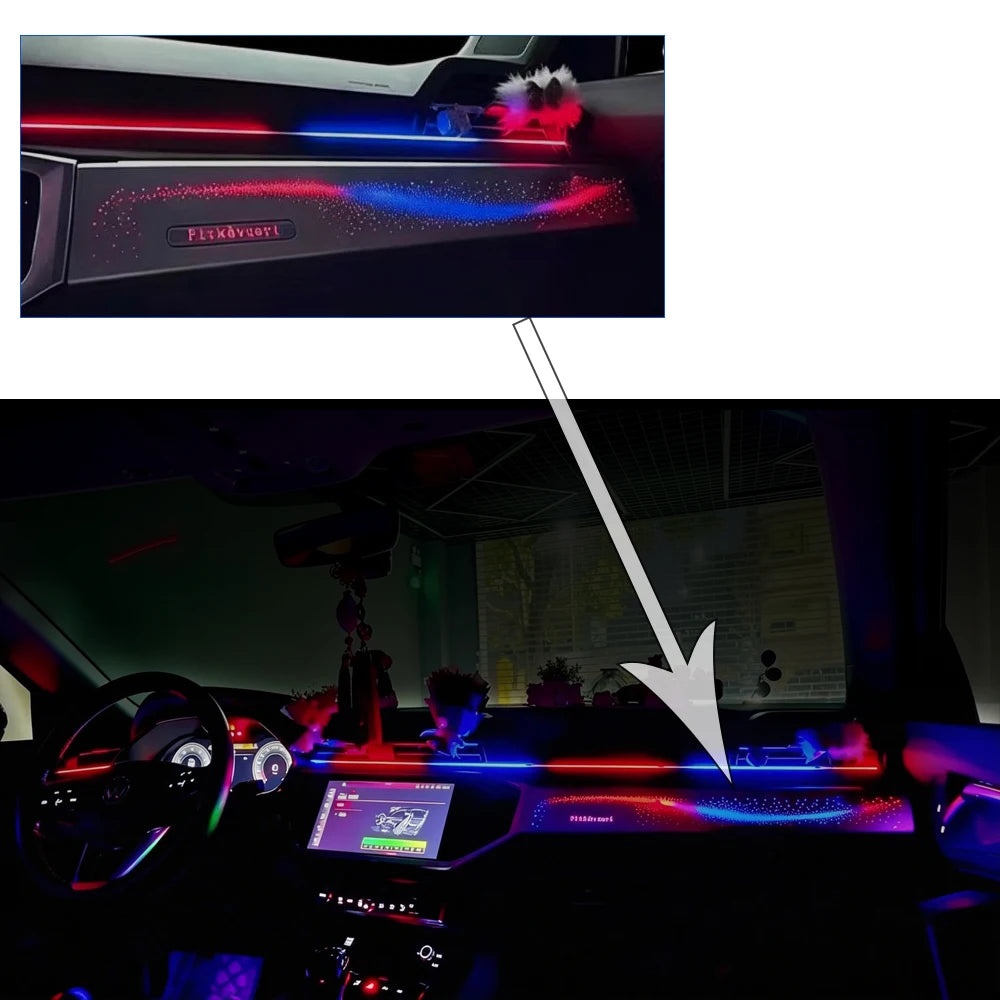 For Audi Q3 2019-2024 Dynamic Ambient Lighting Colors Original