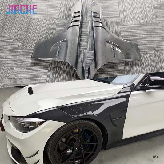 For BMW F82 M4 2014-2018 Jiache Carbon Fiber Front Bumper Side