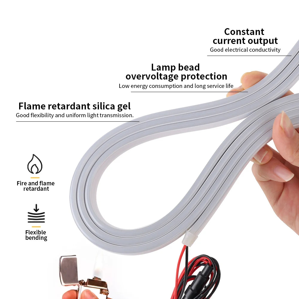 Brightness Trunk Lighting Ambient 4M Interior Wiring Automatic