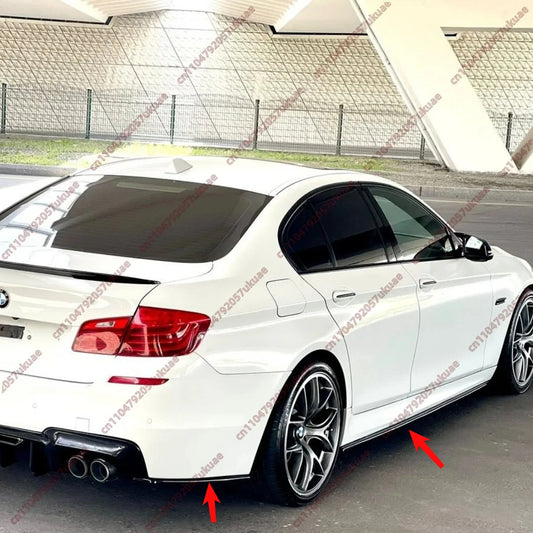 For BMW 5 Series F10 F11 Rear Bumper Side Skirt Canards