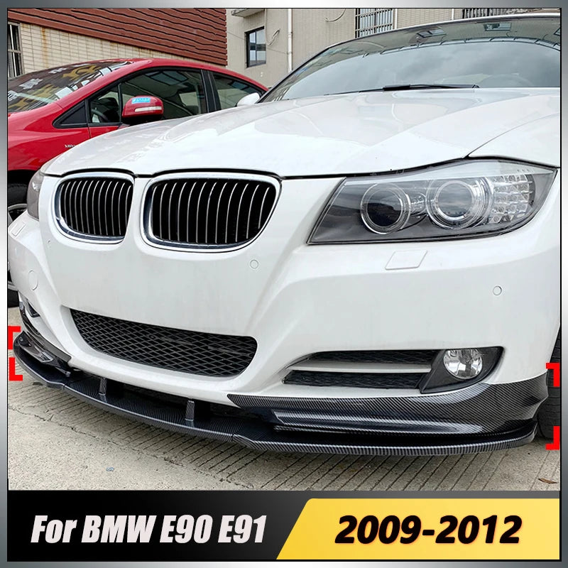 For BMW 3 Series E90 E91 Front Bumper Lip Body Kit Spoiler