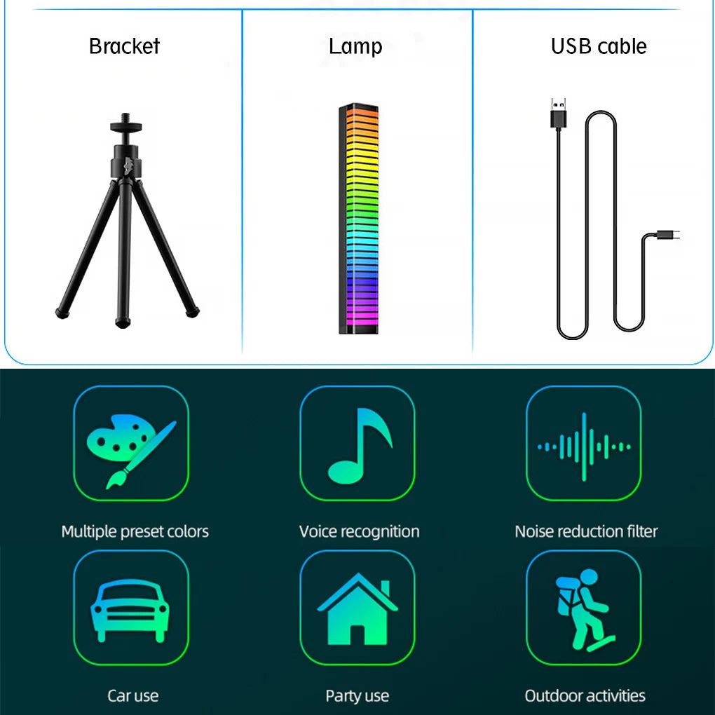 Portable Atmosphere Color Changing Pickup Ambient Handheld Music