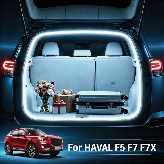 LED Car Trunk Light Strip For HAVAL F5 F7 F7X Bar Cargo Lamp Tailgate Ambient Lighting Rear Boot Light Auto Interior Acc