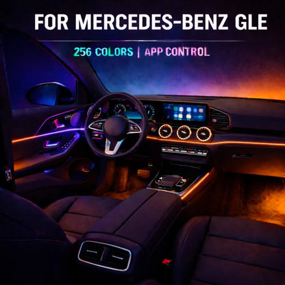 formercedes-benzgle 22IN1 RGB Interior Acrylic Ambient Hidden