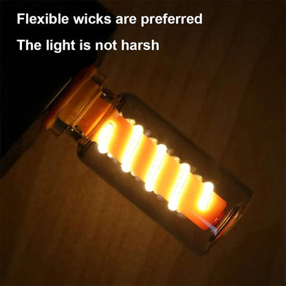 USB Ambient Night Touch Dimming Glass Bottle Mood Spiral