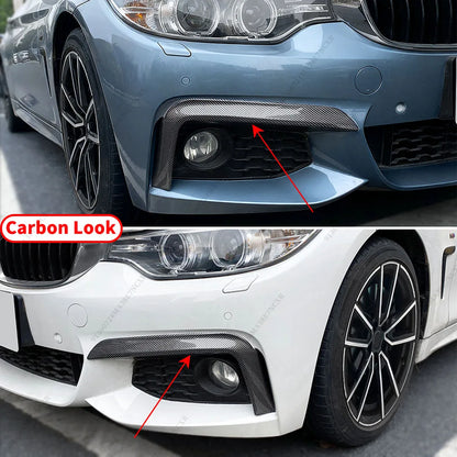 For BMW 4 Series F32 F33 Tuning Wide Body Kit Front Fog Eyebrow
