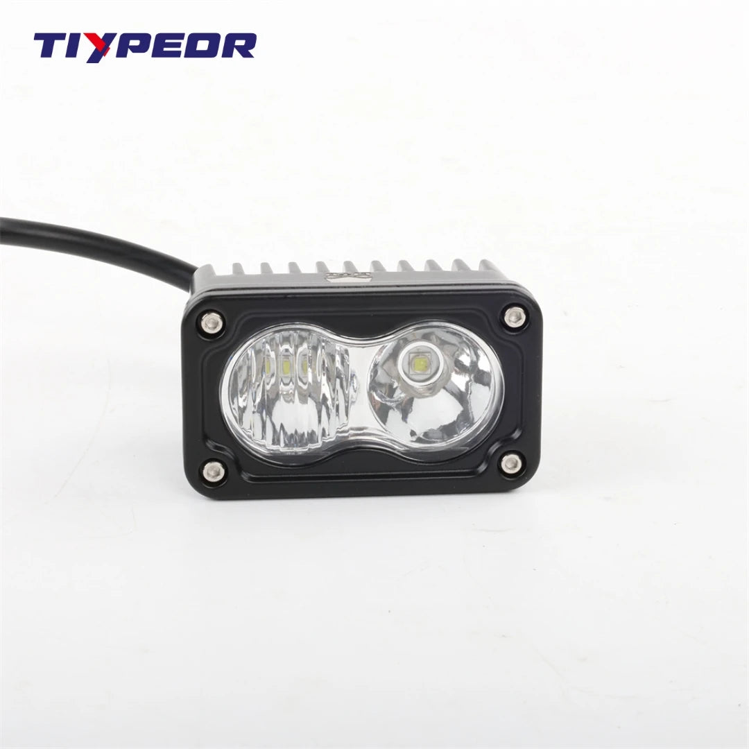 For Motorcycle Pickup Tiypeor Spotlight White Yellow Pod Driving