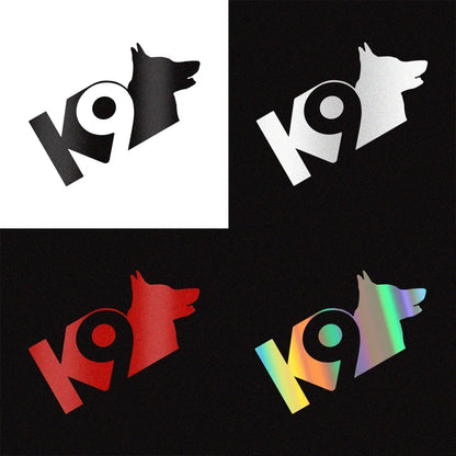 1PC Creative K9 Dog Sticker self-adhesive Vinyl Decal Truck