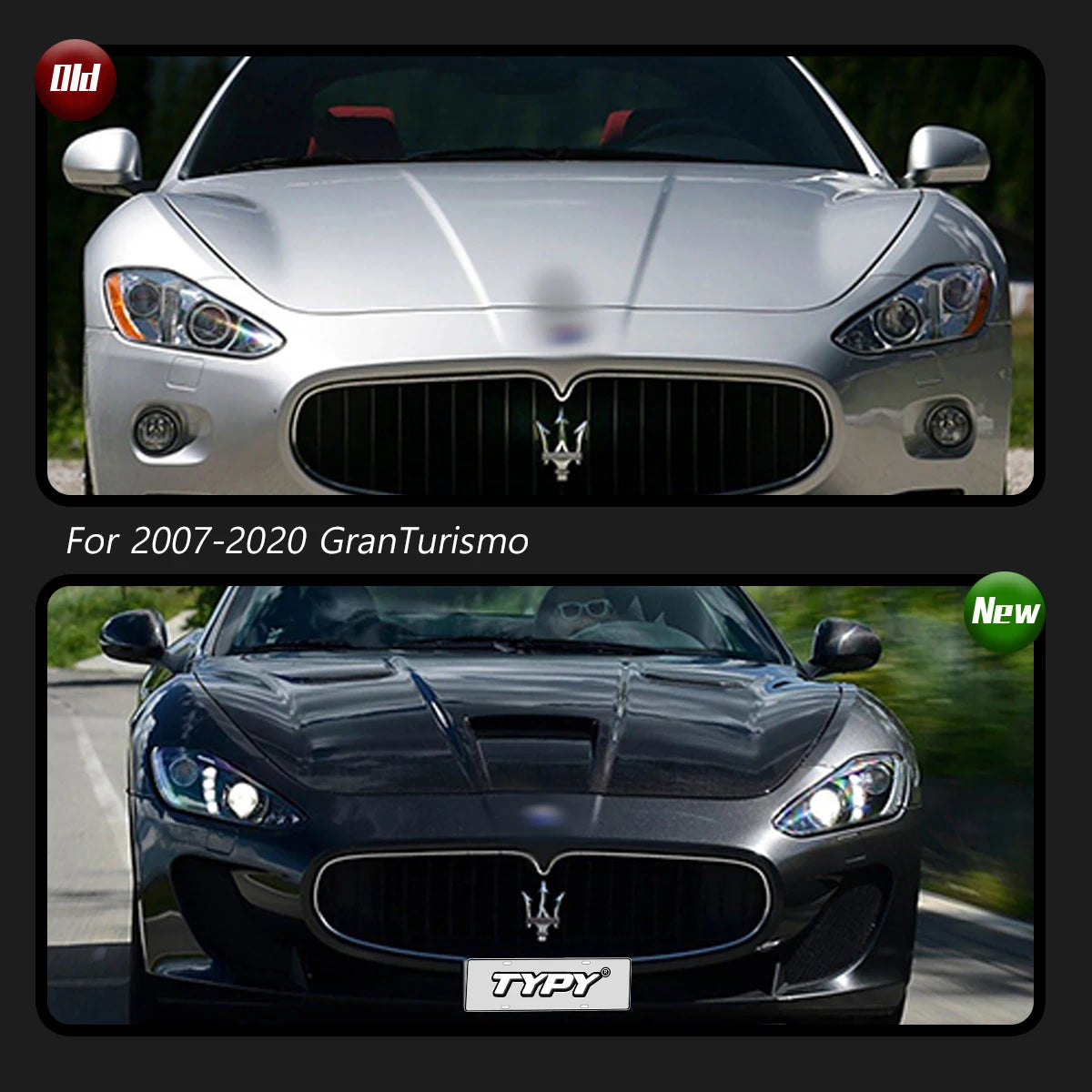 For Maserati Gt Headlight 2007-2020 LED Typy Projetor Head