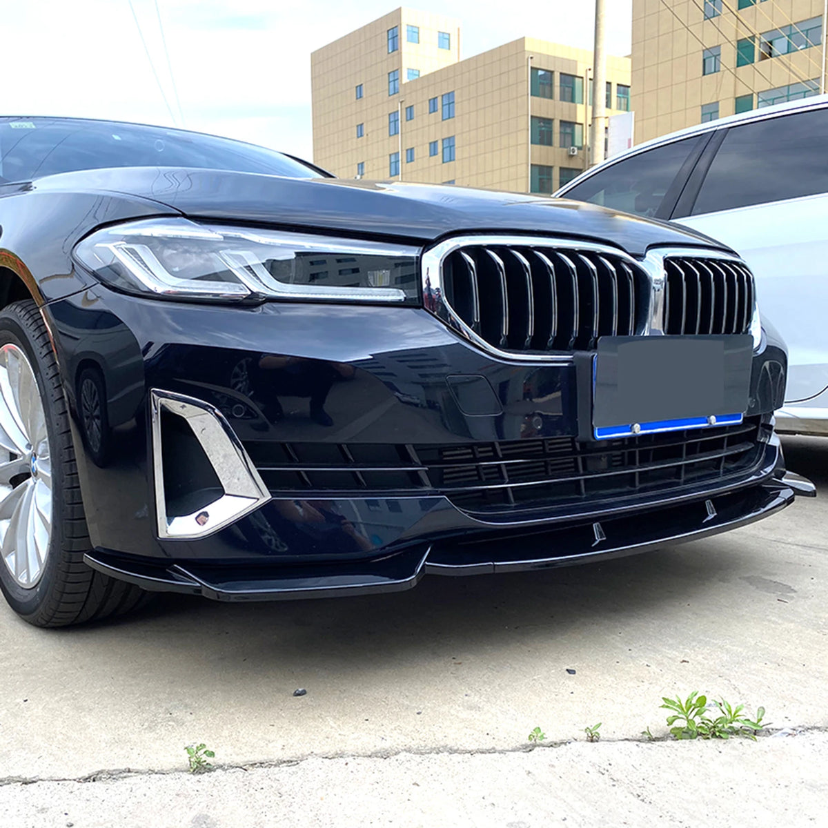 For BMW Series 5 G30 G31 3PCS Front Bumper Spoiler Splitter Lip