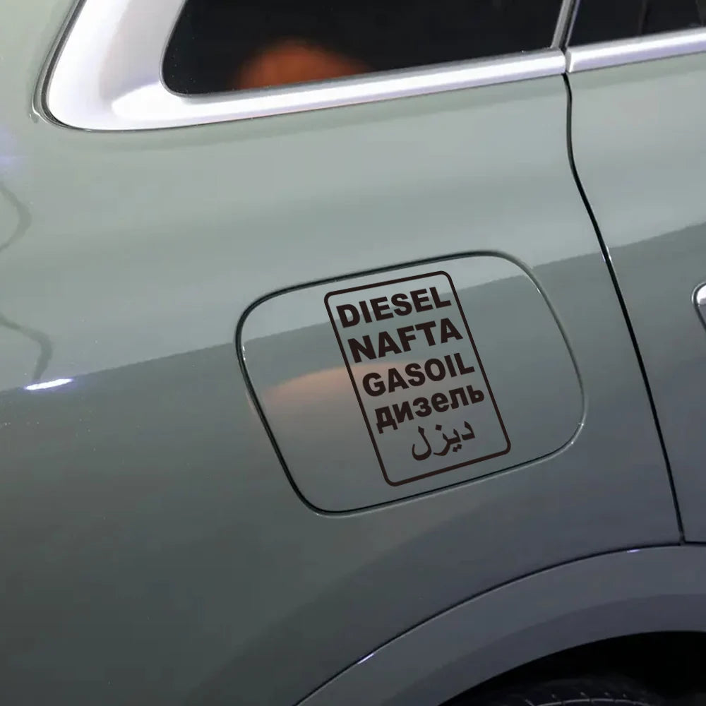 2PCS Diesel Nafta Gasoil Side Sticker Decor Film Decal