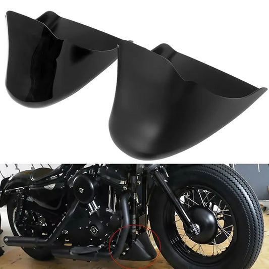 For Harley Sportster Xl Iron 883 Motorcycle Front Mudguard Chin