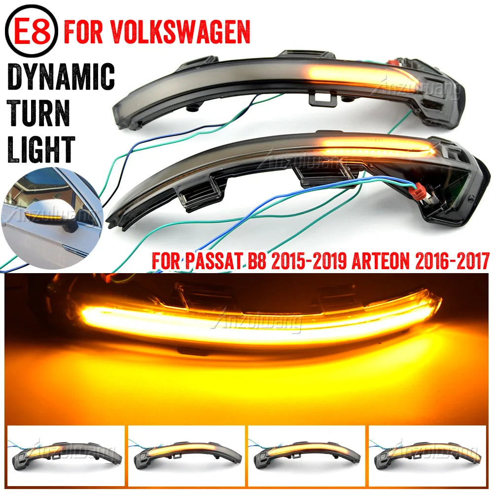 For VW Golf 8 Gti R Gte Gtd MK8 Mirror Indicator Sequential 2020