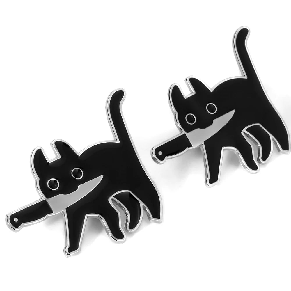 For Auto Decoration Accessories 1PC Cat Sticker 3D Metal Sport