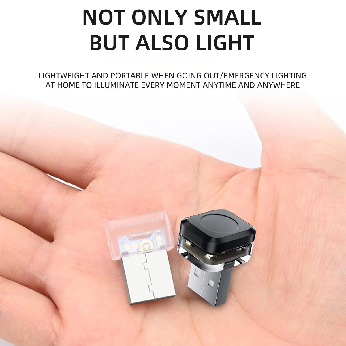 1PCS MINI USB Atmosphere Emergency Lighting Ambient Flat
