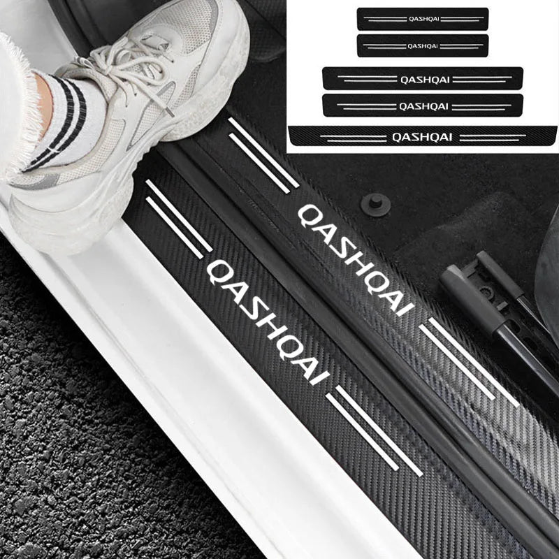 For Nissan Qashqai Threshold Guard Seametal Stickers Door Edge