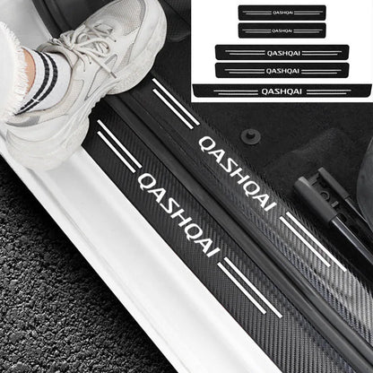 For Nissan Qashqai Threshold Guard Seametal Stickers Door Edge