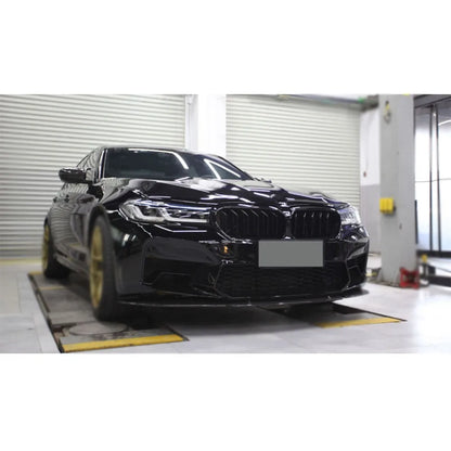 For BMW 5 Series F90 M5 Dry Carbon Fiber Front Bumper Lip Chin