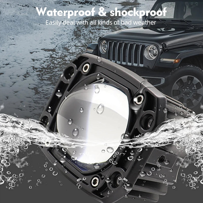 For Turck 3inch Work dual-color Brightness Driving Spotlight