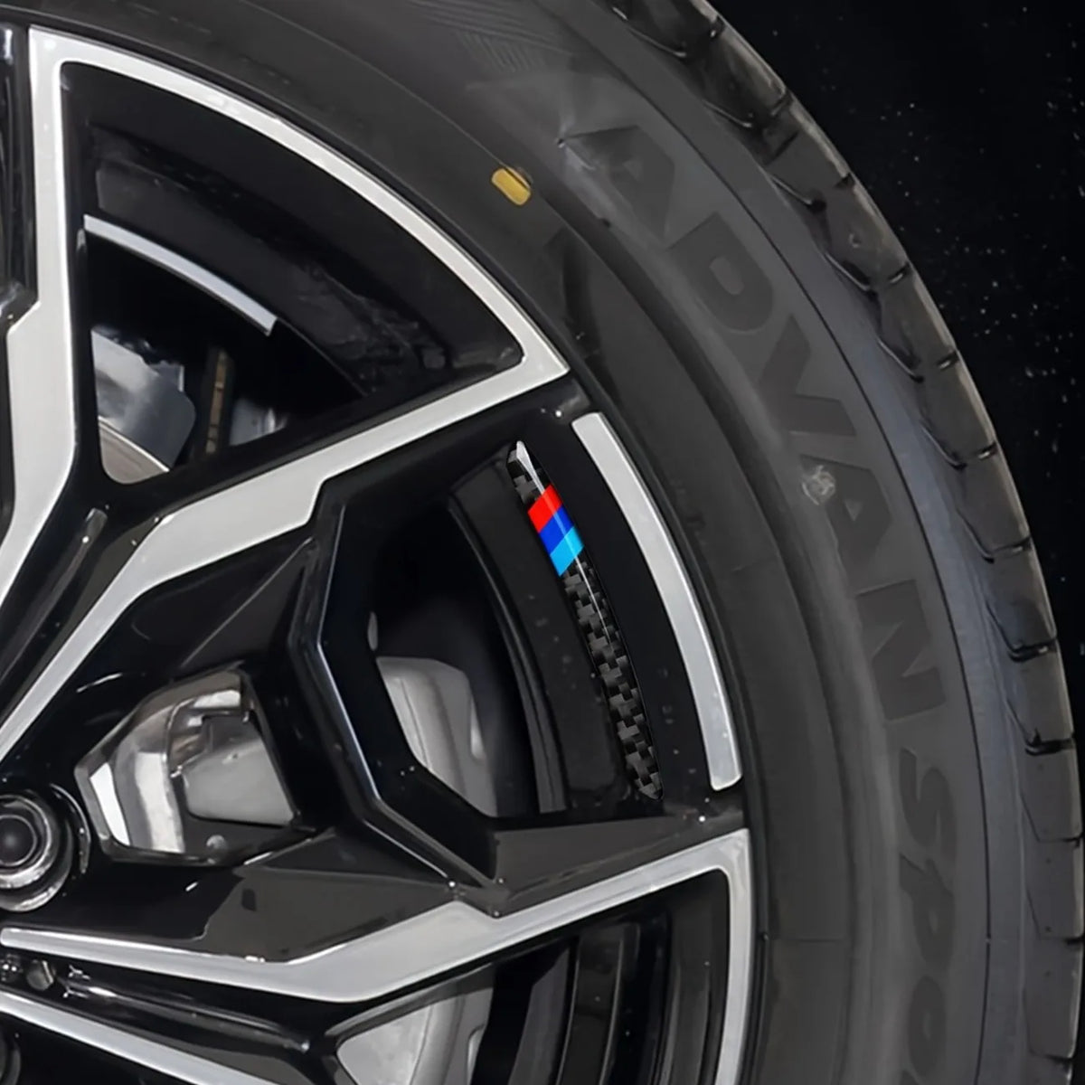 For BMW E46 E90 F30 F10 Wheel Sticker X5 X3 Series