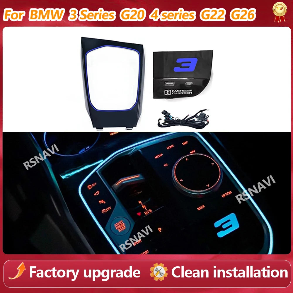 For BMW 3 4 Series G20 Center Console Ambient Saddle Expansion